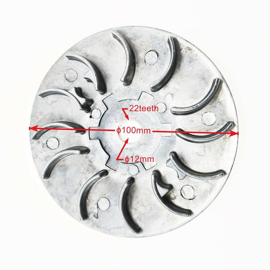 Half pulley for Peugeot Ludix (all) Speedfight 3, 2-stroke Air Cooled Vivacity 5