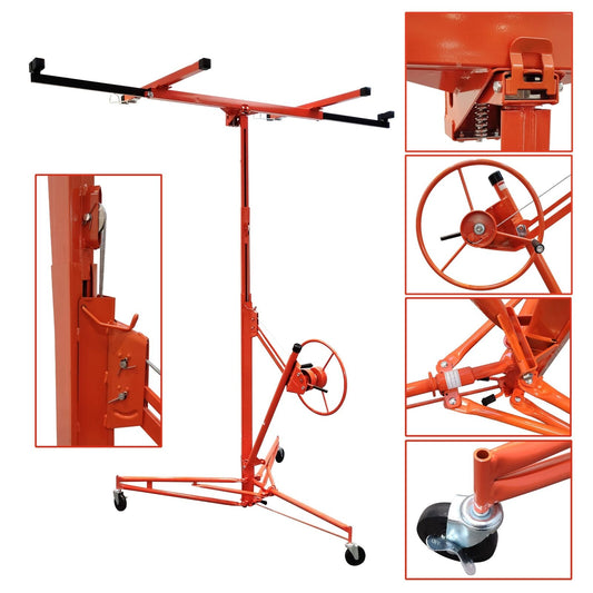 M2S 11 Ft Drywall Lift Hoist Plaster Board Panel Sheet Lifter Up to 4ft x 12ft