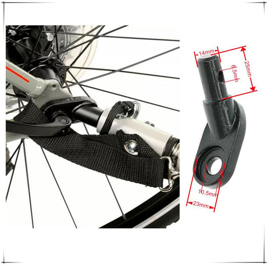 Bicycle Bike Trailer Coupler Attachment Hitch Angled Elbow