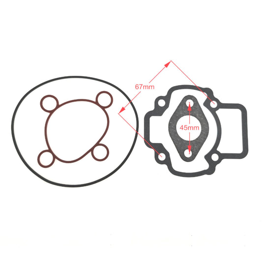 Cylinder Top end gasket Piaggio 50cc square type / Derbi GP1 50cc