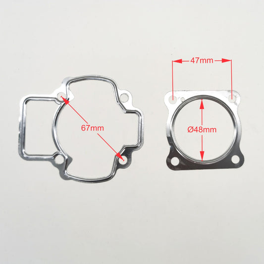 70cc Cylinder Top end gasket Piaggio Zip NRG 70 Power DT AC 07-09 Vespa LX 70