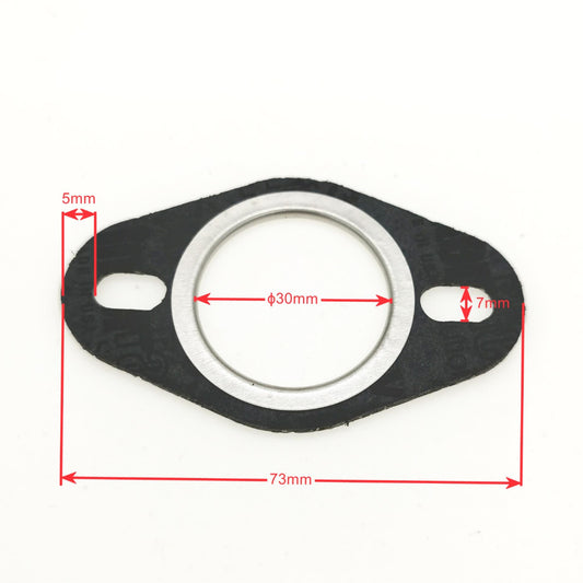 Universal Strengthened Flat Exhaust Gasket 72mm for Aprilia RS 125