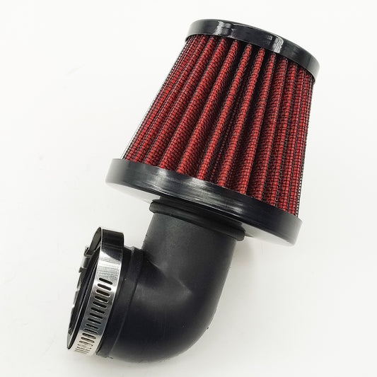 Steel fabric 34 35 36 mm Free Flow Racing Air Filter 90 Degree Angle Pit Bike
