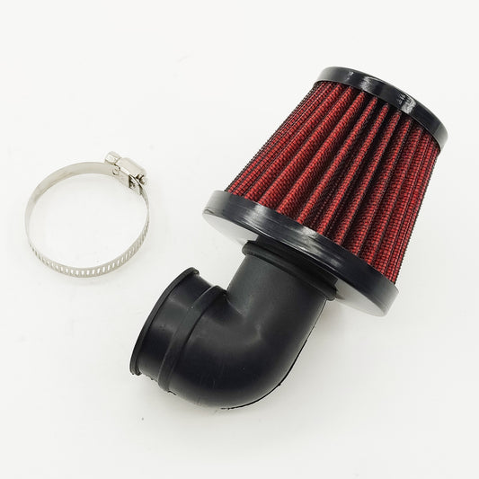 Steel fabric 34 35 36 mm Free Flow Racing Air Filter 90 Degree Angle Pit Bike