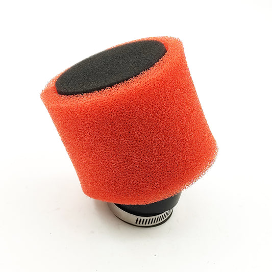 Red Foam 34 35 36 mm 30 degree angled Free Flow Racing Air Filter for Pit Bike