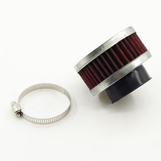 Steel fabric 42 43 44mm Free Flow Racing Air Filter Straight connector 50-125cc