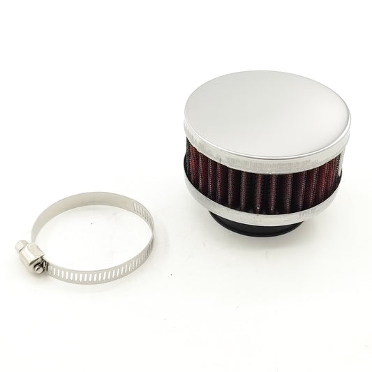 Steel fabric 42 43 44mm Free Flow Racing Air Filter Straight connector 50-125cc