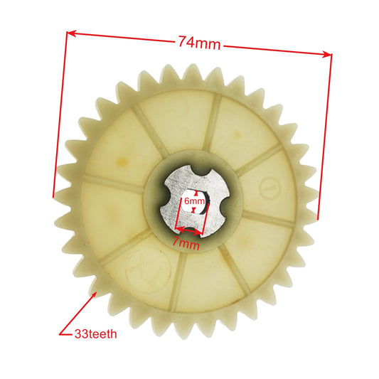 Oil Pump Driven Sprocket for 16 Teeth Crankshaft etc Baotian BTM BT50 BT49QT-9