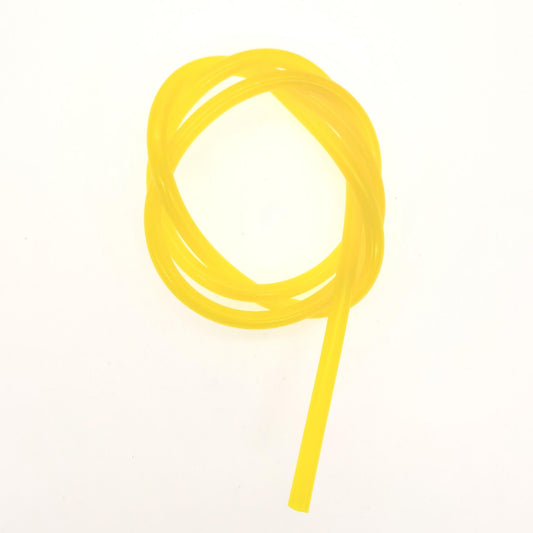 5MM I/D PETROL OIL FUEL PIPE HOSE 5X7mm 100cm length for Scooters Mopeds-Yellow
