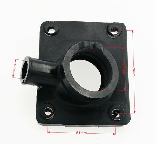 Intake/inlet manifold for Yamaha RD 125 RD1250 LC DT 125 LC 10V-13565-01