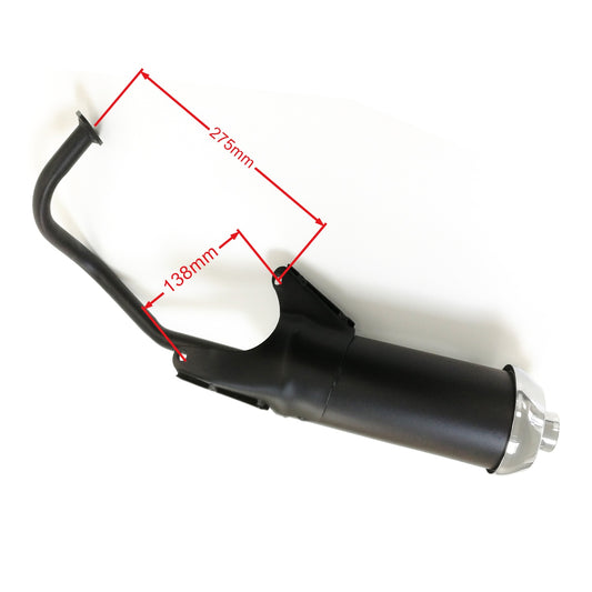 Silencer Exhaust Pulse Scout BT49QT-9 Peugeot Kisbee 50 Longjia Digita 51 WK MII