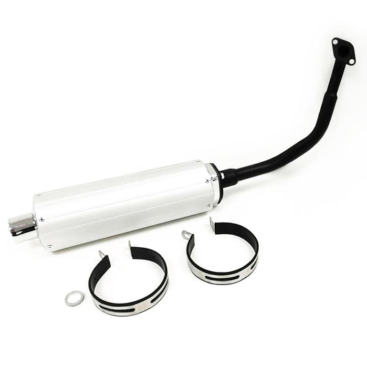 exhaust aluminum GY6 Lexmoto FMR 125 Tornado 125 Zoom II 125 Direct Bikes 125cc