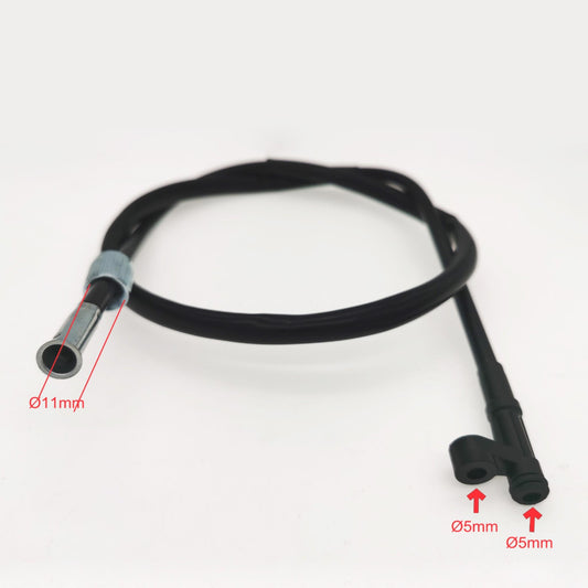 Speedo cable 930mm lateral screw fastening Baoatian, Sym, Benelli, Znen, Qingqi