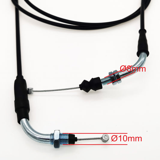 Throttle cable 212cm for GY6 125/150cc, 152/157QMI Scooters Lexmoto