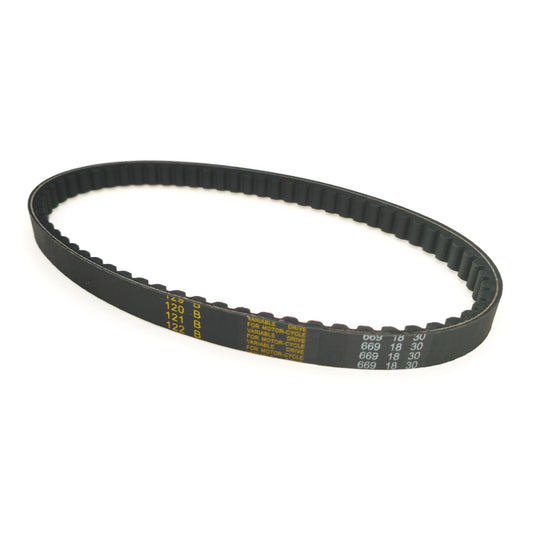 10" Wheel Drive Belt 669x18x30 Chinese 4 Stroke GY6 139QMA/QMB Peugeot V-clic