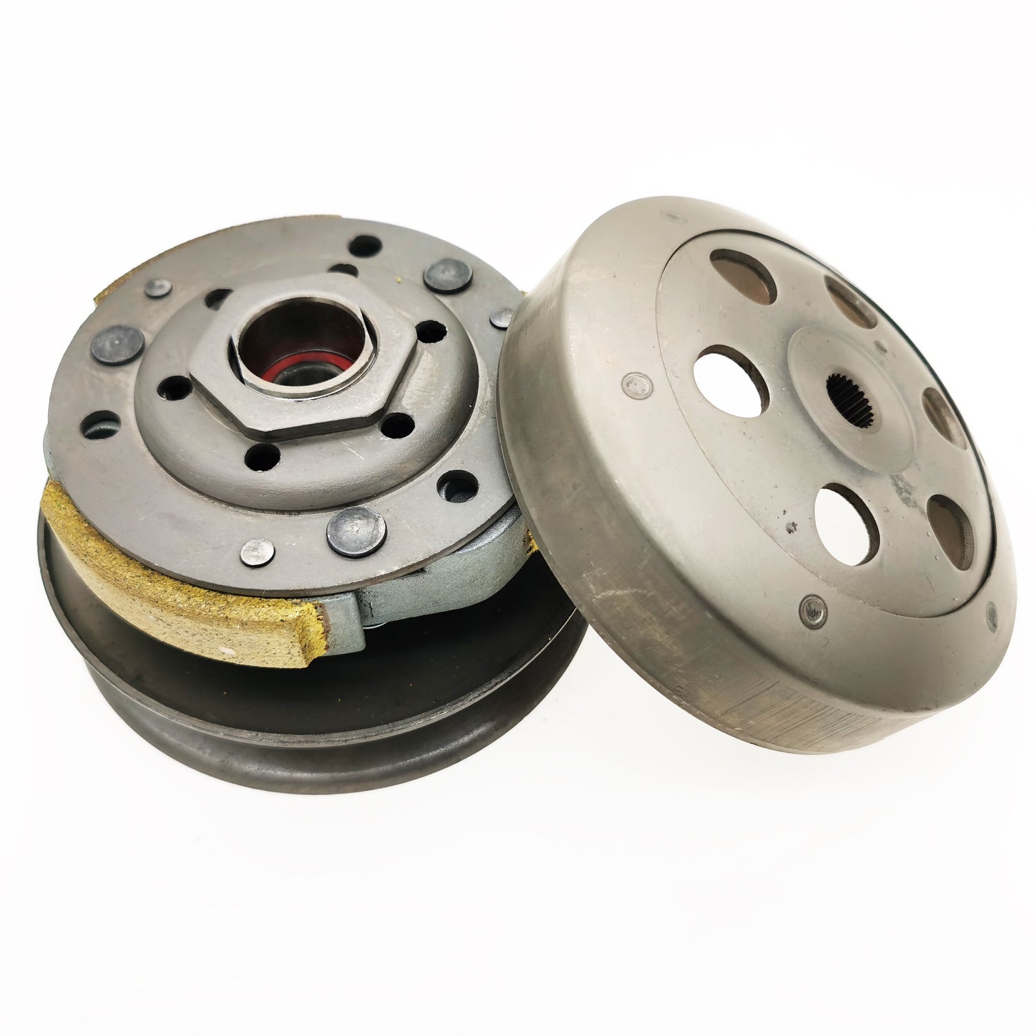 Clutch and Bell Assembly 107mm Direct Bikes DB50QT Sym Fiddle 50 Sym