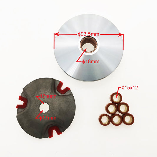 Variator kit For Yamaha Aerox, BWS, Slider, MBK Nitro, Mach G Aprilia SR50