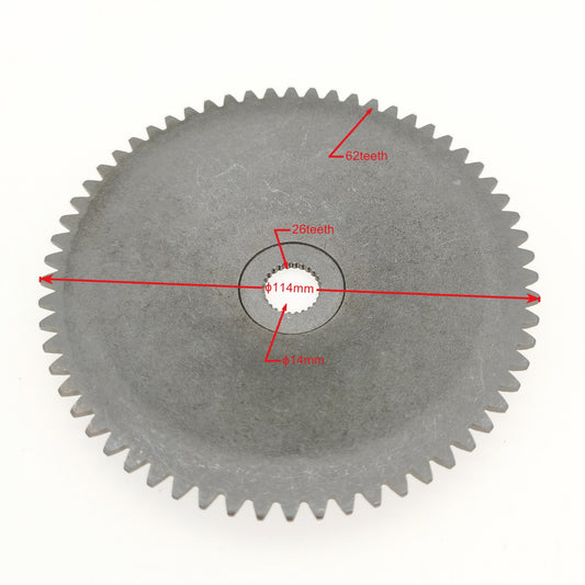 Half pulley for GY6- 139QMA/QMB Kymco Agility 50cc 4T Peugeot V-Clic