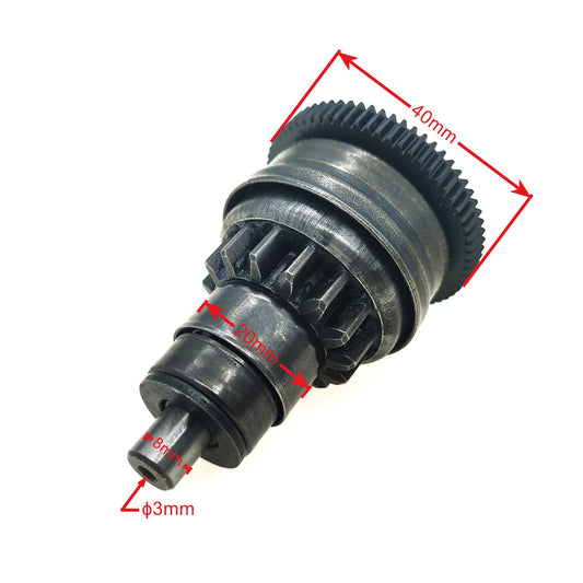 Starter Motor Clutch Bendix Gear Peugeot Speedfight,Vivacity,Trekker,Kisbee 50cc