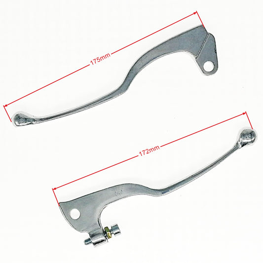 Front Brake & Clutch Lever Set Pair Silver YAMAHA DT125 X DT125 RE 2004 - 2008