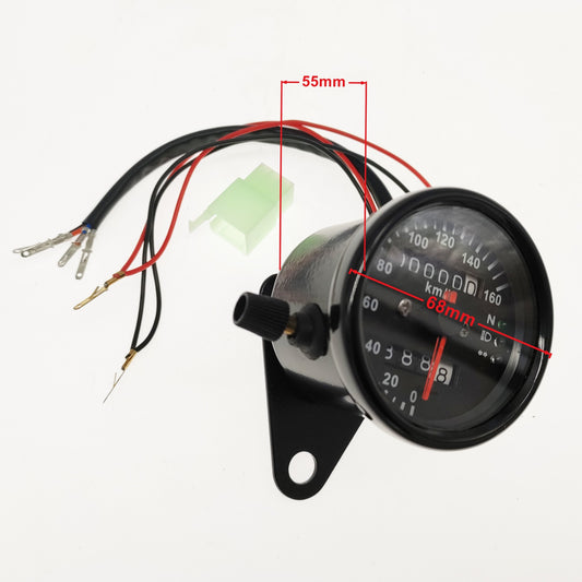 12V Motorcycle Speedometer LED indicator lights, Universal for scooter, moped