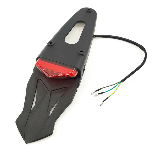 Universal Rear Fender Mudguard With Tail Light LED Red Enduro Honda CRF EXC