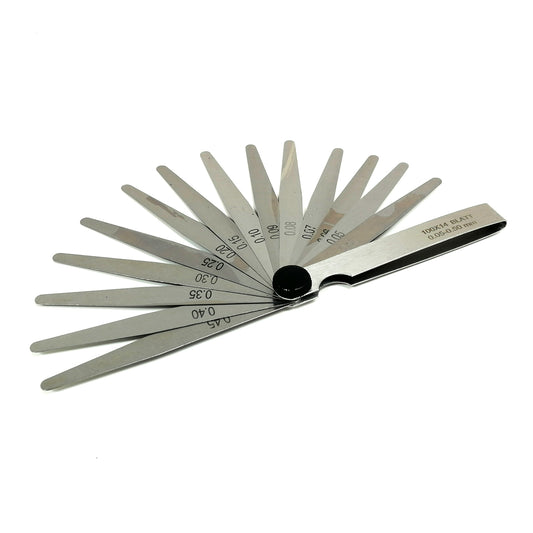 Stainless Steel Feeler gauge with 14 blades 0.05-0.50mm motorbike Pitbike