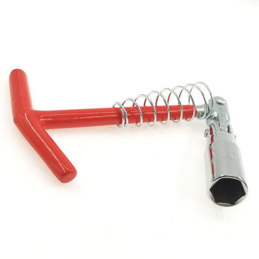 16MM SPARK PLUG REMOVAL REMOVER WITH T BAR HANDLE FLEXIBLE SPANNER SOCKET WRENCH