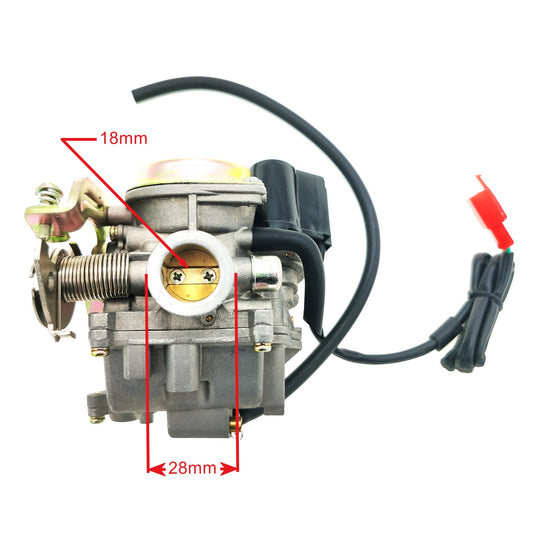 50cc 4T Carburettor GY6 139QMA/QMB Kymco Peugeot V-Clic Piaggio Fly Liberty Zip