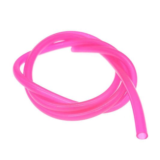 5MM I/D PETROL OIL FUEL PIPE HOSE 5X7mm 100cm length for Scooters Mopeds-Pink