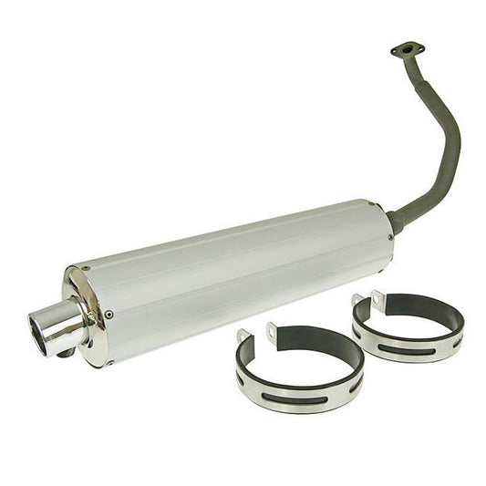 Exhaust aluminium 125 150cc GY6 4-stroke BAOTIAN BT125T LINHAI Monarch 125/150cc