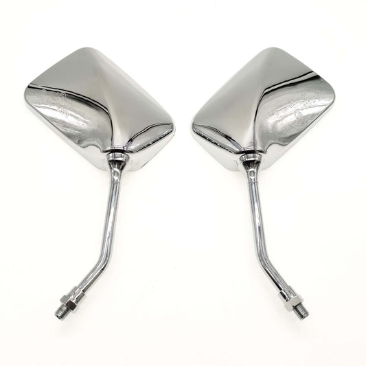 Mirrors for Honda CBF CB1300F CBF600N CBF600NA, 10mm Chrome, with E-MARK