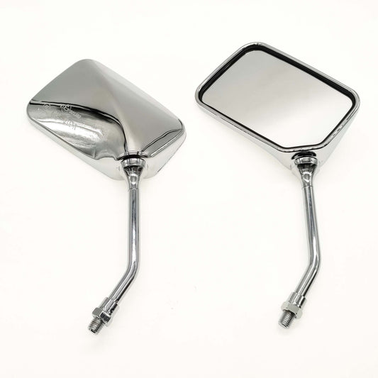 Mirrors for Honda CBF CB1300F CBF600N CBF600NA, 10mm Chrome, with E-MARK