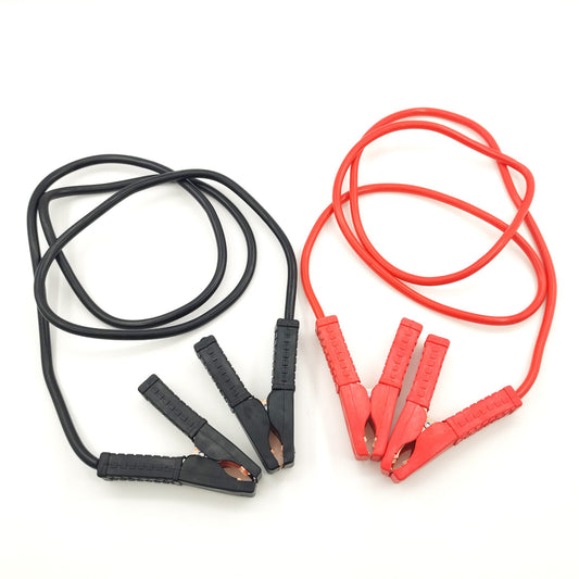 Motorcycle Booster Cables Jump Leads 100 Amp 5.0mm²x1.60m Scooter, Quads 6V 12V